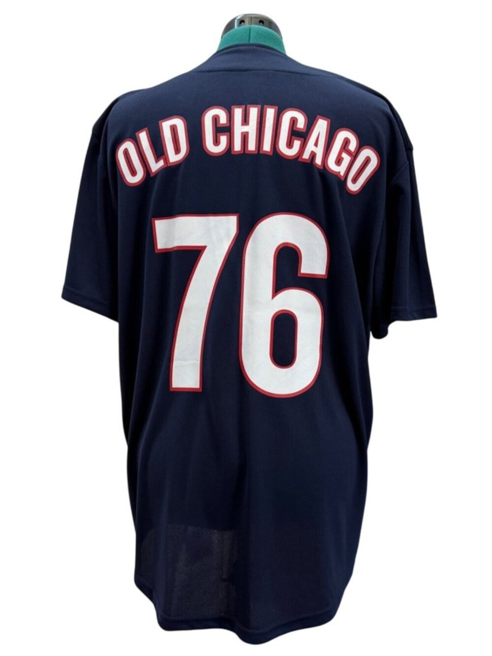 Old Chicago World Beer Tour Jersey Navy Blue Mesh Men's Size XL Unisex - Picture 13 of 14